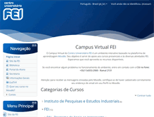 Tablet Screenshot of moodle.fei.edu.br